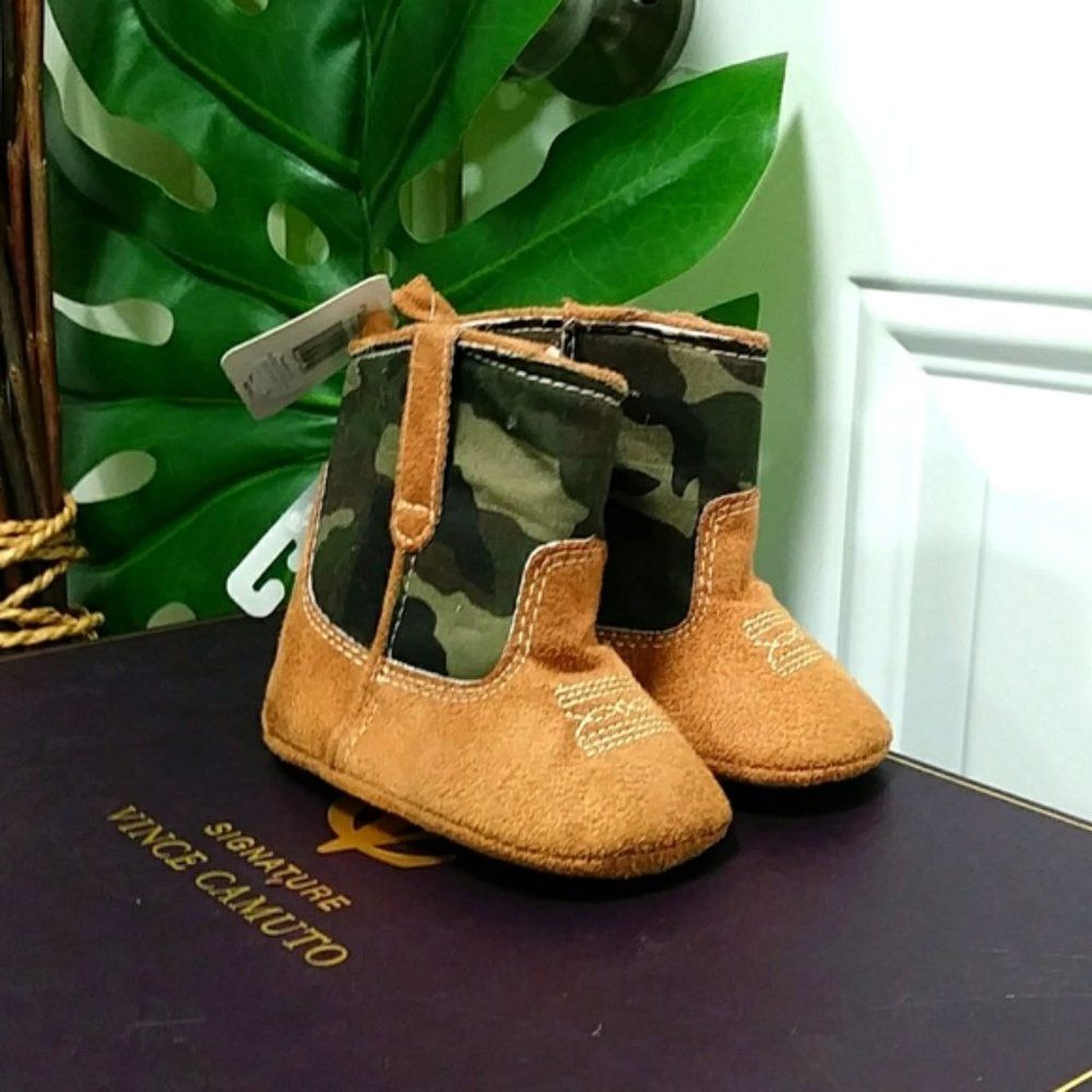 Rising Star Cowboy Booties 9-12M